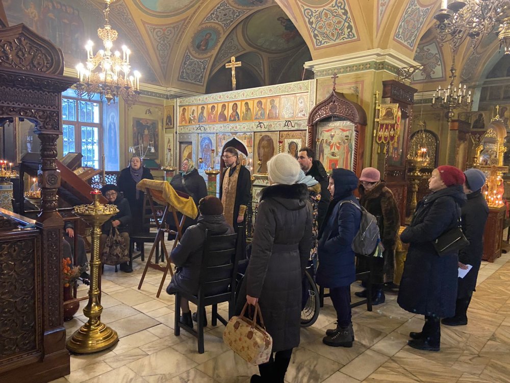 Наш храм посетили представители Всероссийского общества инвалидов из социального отдела "Обручевский"